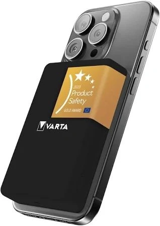Varta Mag Pro vezeték nélküli 5.000mAh fekete power bank