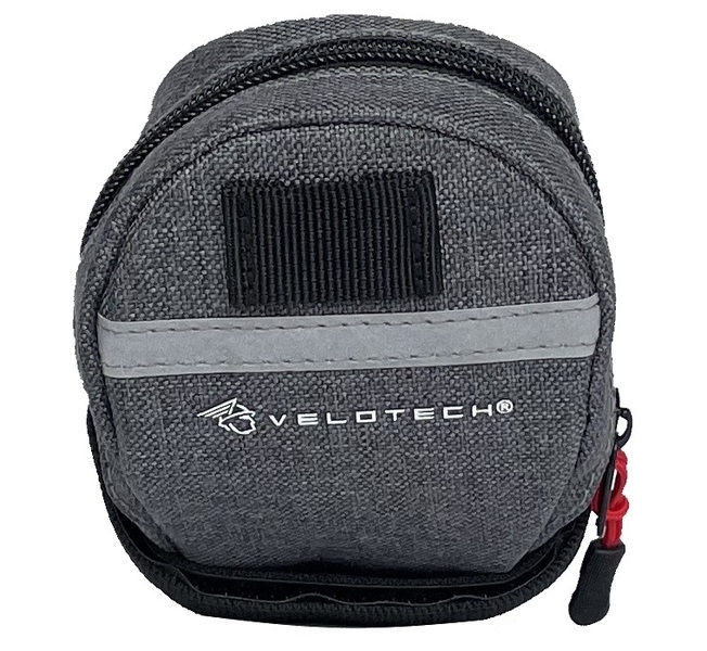 Velotech 45196 szürke kompakt nyeregtáska
