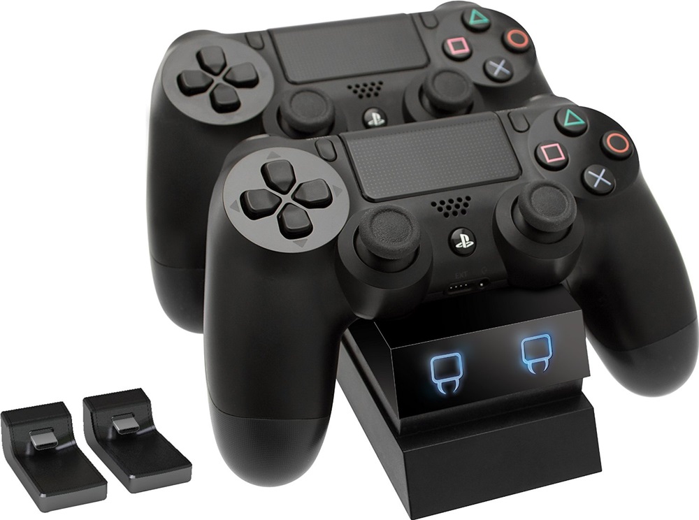 Venom VS2732 PS4 fekete dupla töltőállomás