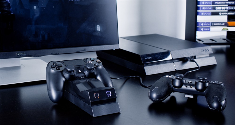 Venom VS2732 PS4 fekete dupla töltőállomás