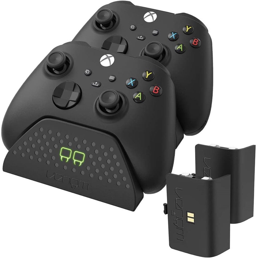 Venom VS2881 Xbox Series X|S fekete dupla töltőállomás + 2 db akkumulátor