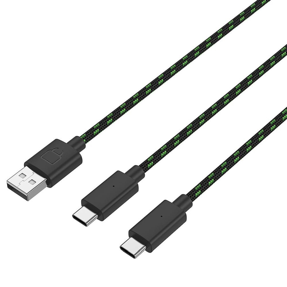 Venom VS2883 Xbox Series X|S magas kapacítású (1100mAh) fekete akkucsomag (2 db) + 3 méter töltőkábel