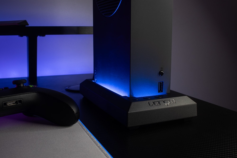 Venom VS3511 Xbox Series S RGB LED fekete állvány
