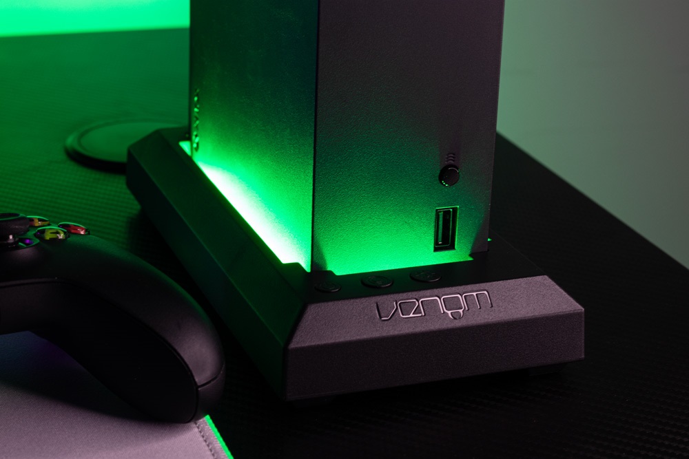 Venom VS3511 Xbox Series S RGB LED fekete állvány