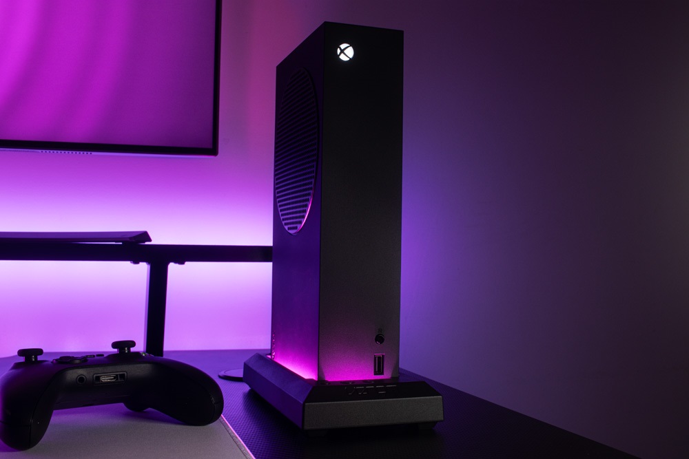 Venom VS3511 Xbox Series S RGB LED fekete állvány