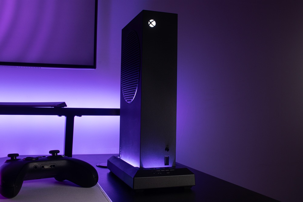 Venom VS3511 Xbox Series S RGB LED fekete állvány