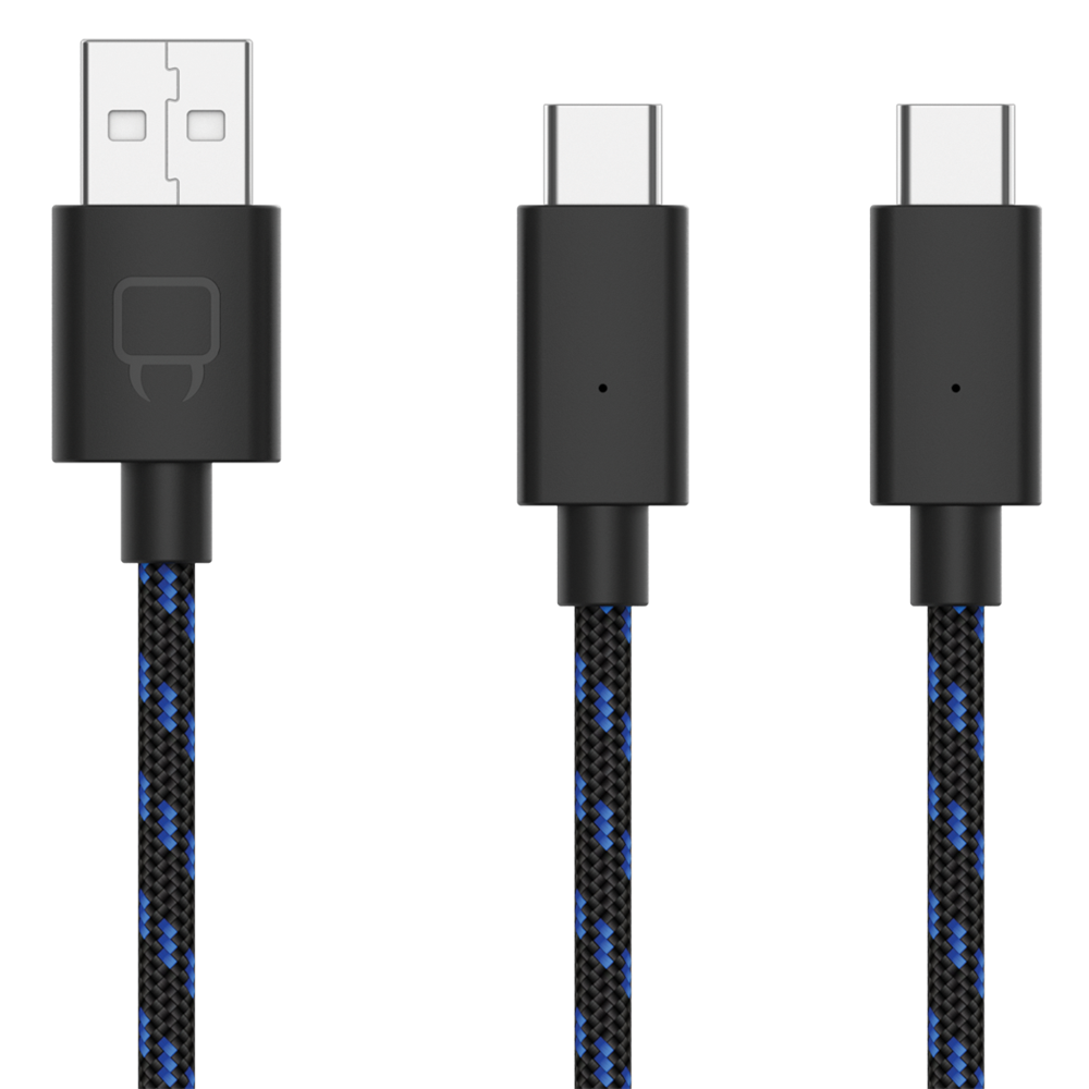 Venom VS5002 PS5 Dual Play & Charge 3m USB Type-C fekete töltőkábel