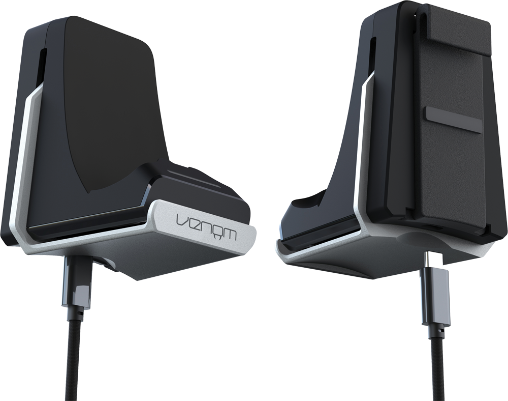 Venom VS5018 PS5 fehér töltőállomás headset tartóval