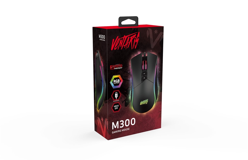Ventaris M300 RGB gamer egér