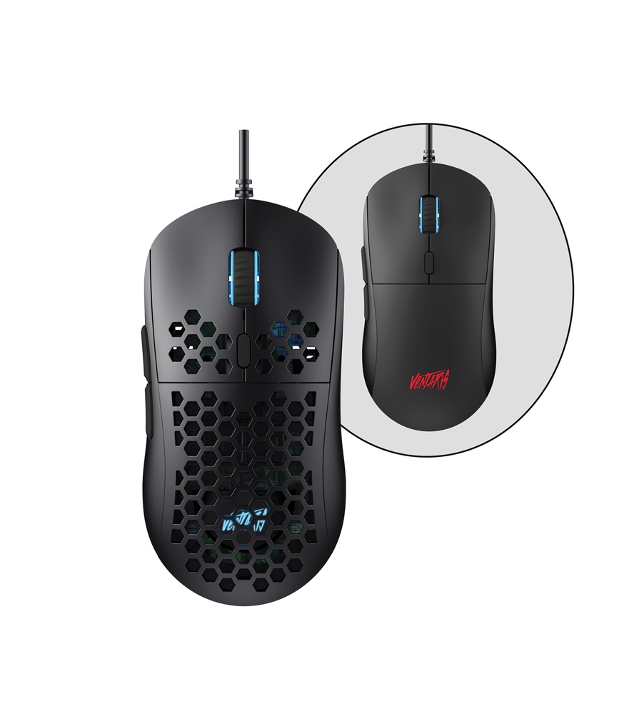 Ventaris M800 Honeycomb gamer egér cserélhető borítással