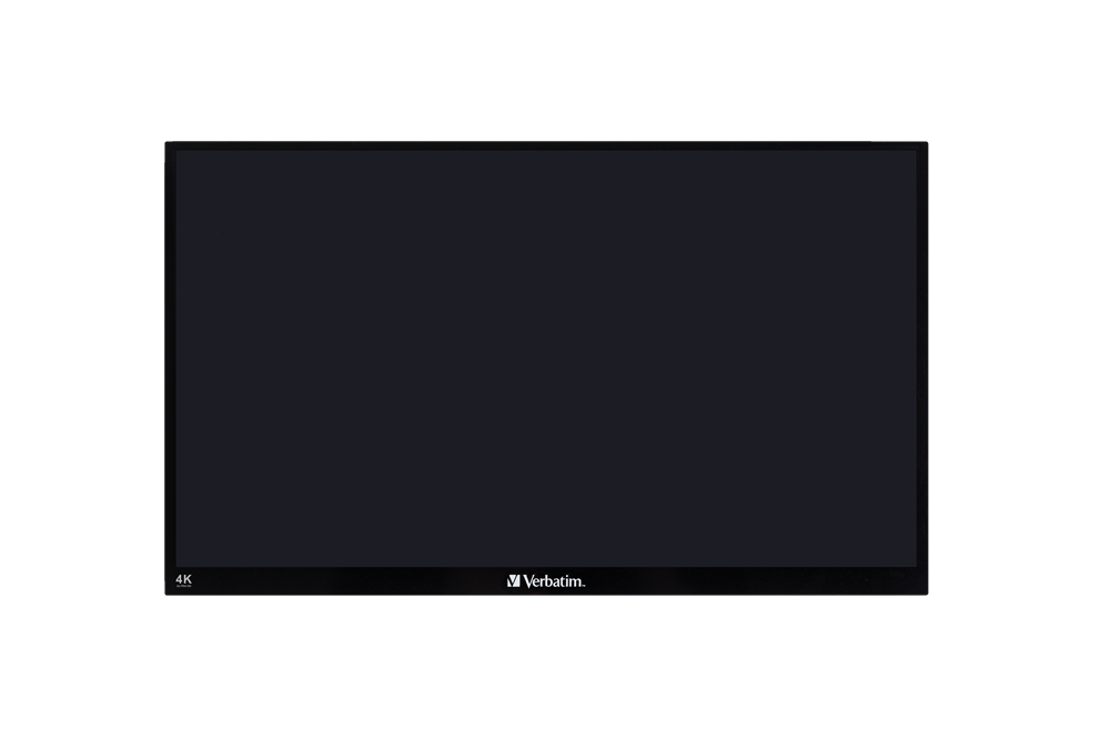 Verbatim 15,6" 32238 PMT-15-4K UHD IPS HDMI/DP/USB/USB-C fekete hordozható érintőkijelzős monitor