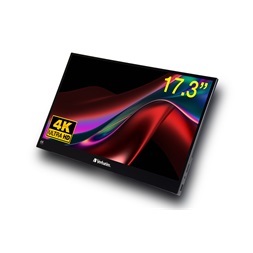 Verbatim 17,3" 32239 PMT-17-4K UHD hordozható érintőkijelzős monitor