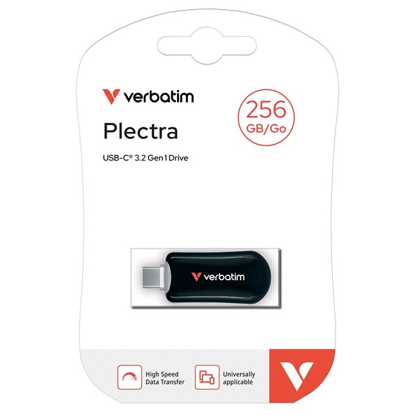 Verbatim 30226 256GB USB-C Plectra Flash Drive