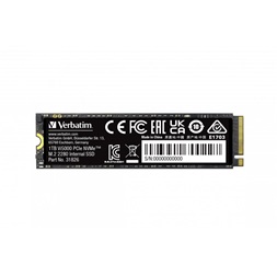 Verbatim 31826 Vi5000 1TB Internal PCIe NVMe M.2 fekete SSD