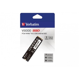 Verbatim 31826 Vi5000 1TB Internal PCIe NVMe M.2 fekete SSD