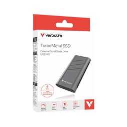 Verbatim 32023 4TB USB4.0 Turbo Metal külső SSD