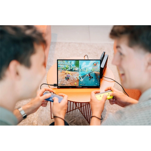 Verbatim 32087 hordozható 13,3" érintő kijelzős WUXGA (1920x1200) monitor + 5000mAh powerbank