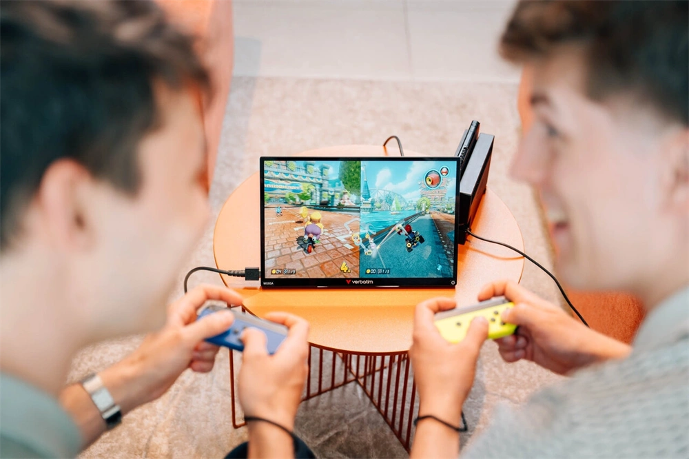 Verbatim 32087 hordozható 13,3" érintő kijelzős WUXGA (1920x1200) monitor + 5000mAh powerbank