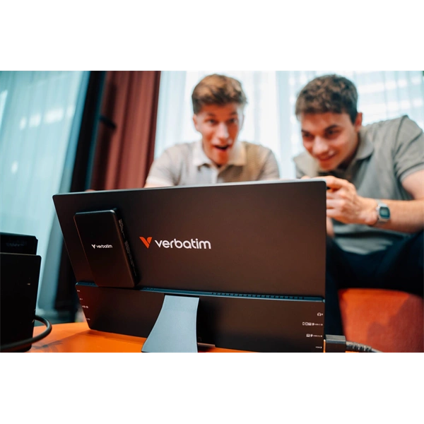 Verbatim 32088 hordozható 14" érintő kijelzős Full HD monitor + 5000mAh powerbank