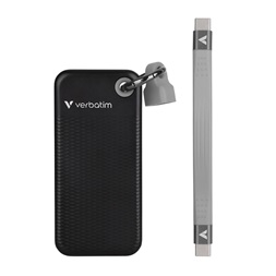 Verbatim 32190 1TB USB 3.2 gen 2 kulcstartós fekete-szürke külső SSD