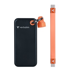 Verbatim 32193 1TB USB 3.2 gen 2 kulcstartós fekete-narancssárga külső SSD