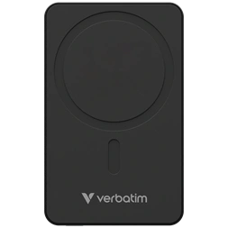 Verbatim 32225 Charge n Go Essentials 5000mAh fekete vezeték nélküli mágneses powerbank