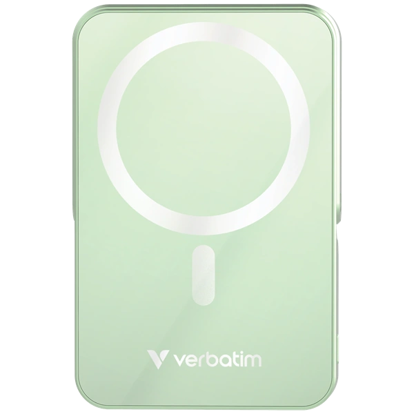 Verbatim 32259 Charge n Go 10000mAh zöld vezeték nélküli kitámasztható mágneses powerbank