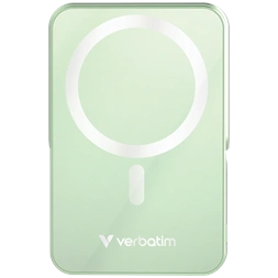 Verbatim 32259 Charge n Go 10000mAh zöld vezeték nélküli kitámasztható mágneses powerbank
