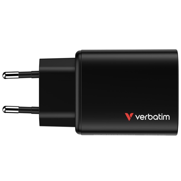 Verbatim 32352 Essentials 65W fekete GaN hálózati töltő