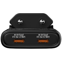 Verbatim 32354 Fold n Go 65W fekete GaN hálózati töltő
