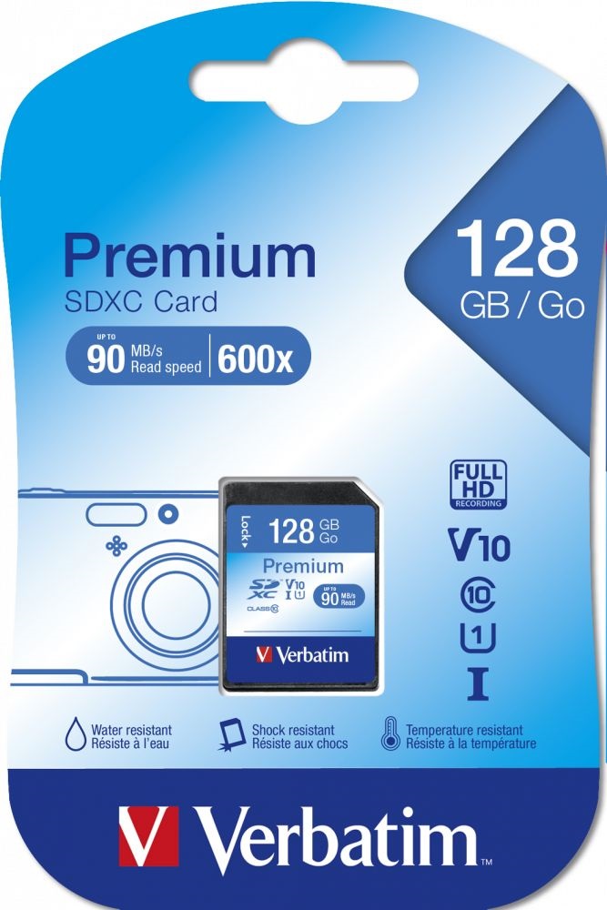 Verbatim 44025 SDXC 128GB U1 Class 10 memóriakártya