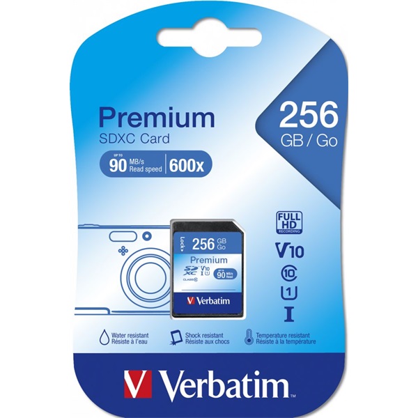 Verbatim 44026 SDXC 256GB U1 Class 10 memóriakártya