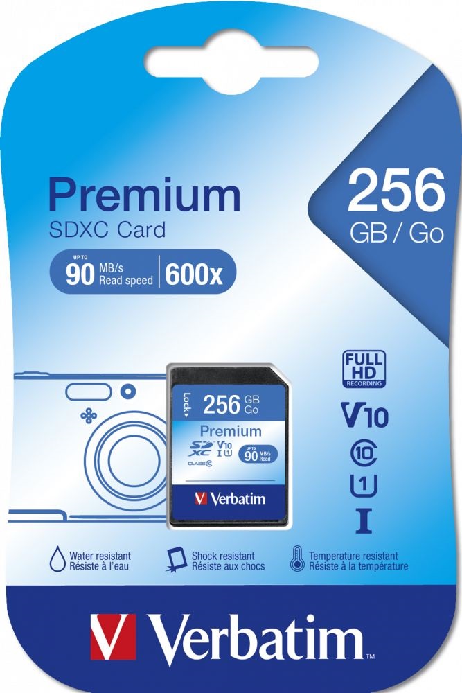 Verbatim 44026 SDXC 256GB U1 Class 10 memóriakártya