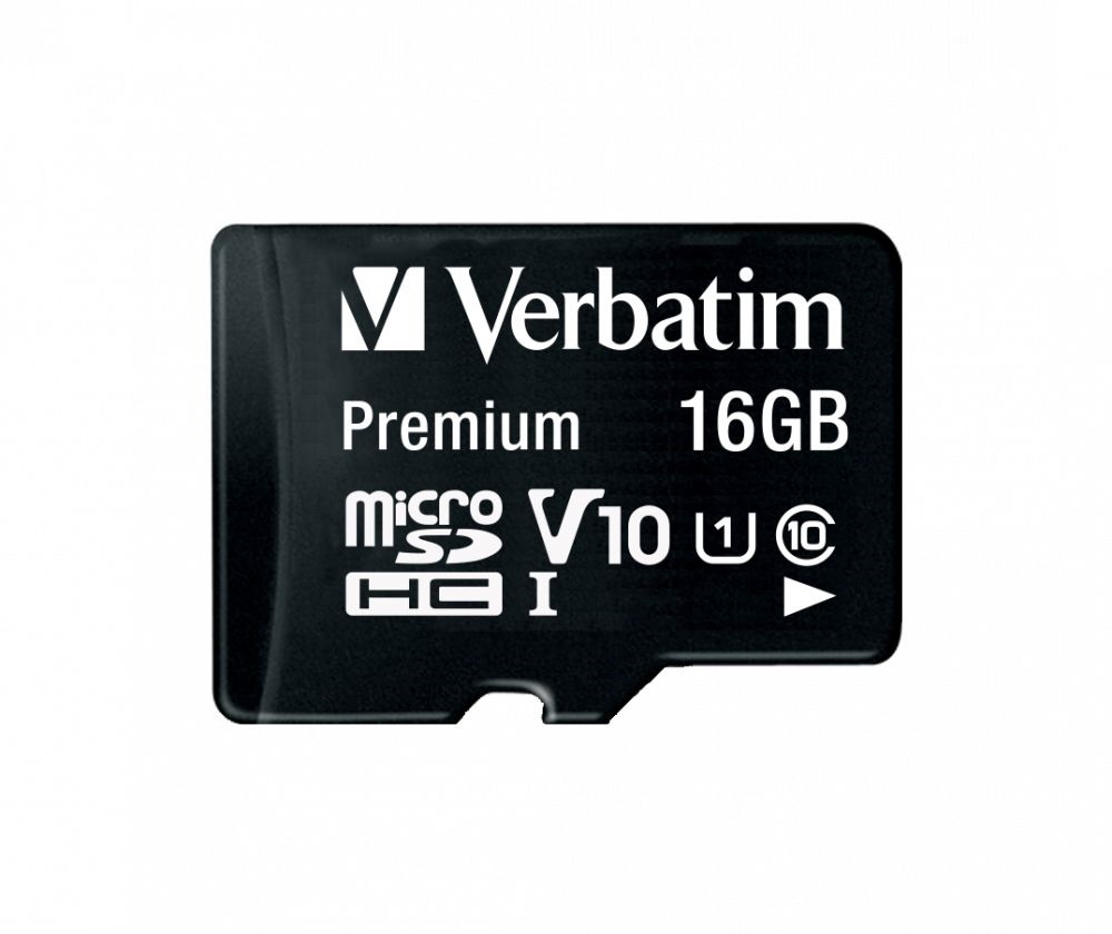 Verbatim 44082 SDHC 16GB U1 Class 10 micro memóriakártya + adapter