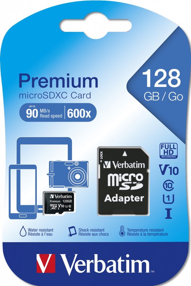 Verbatim 44085 SDXC 128GB U1 Class 10 micro memóriakártya
