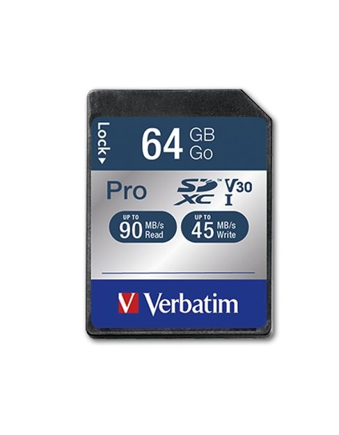 Verbatim 47022 SDHC 64GB Pro U3 Class 10 memóriakártya