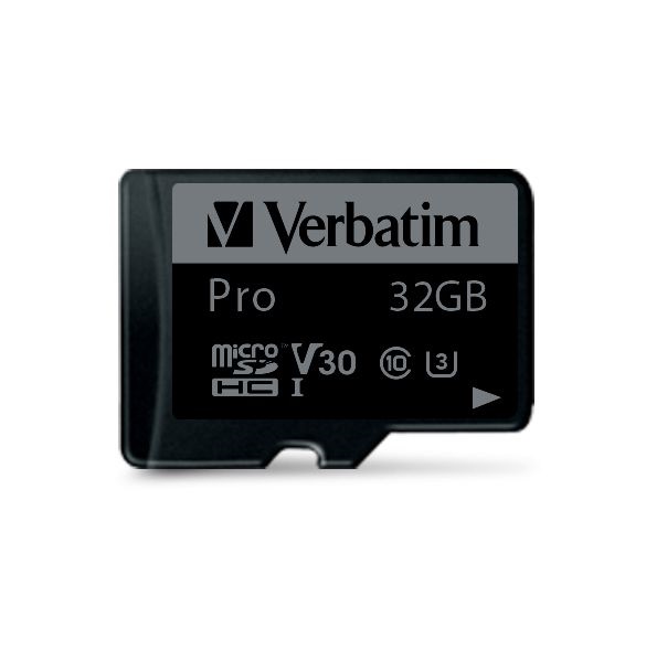 Verbatim 47041 SDHC 32GB Pro U3 Class 10 micro memóriakártya + adapter