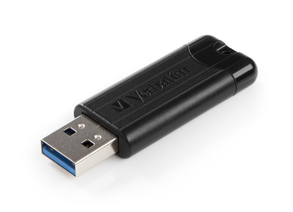 Verbatim 49319 Store`n`Go PINSTRIPE 128GB USB 3.0 fekete Flash Drive