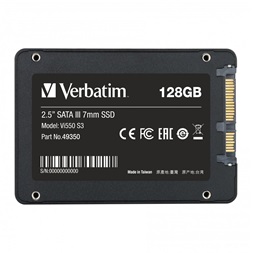 Verbatim 49350 Vi550 S3 128GB SATA3 2.5" SSD