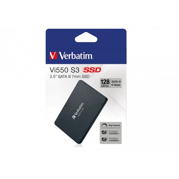 Verbatim 49350 Vi550 S3 128GB SATA3 2.5" SSD
