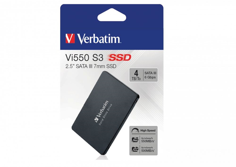 Verbatim 49355 Vi550 S3 4TB SATA3 2.5" SSD