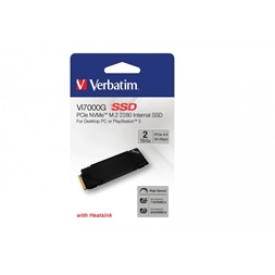Verbatim 49368 Vi7000G 2TB Internal PCIe NVMe M.2 fekete SSD