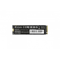 Verbatim 49373 Vi3000 256GB Internal PCIe NVMe M.2 fekete SSD