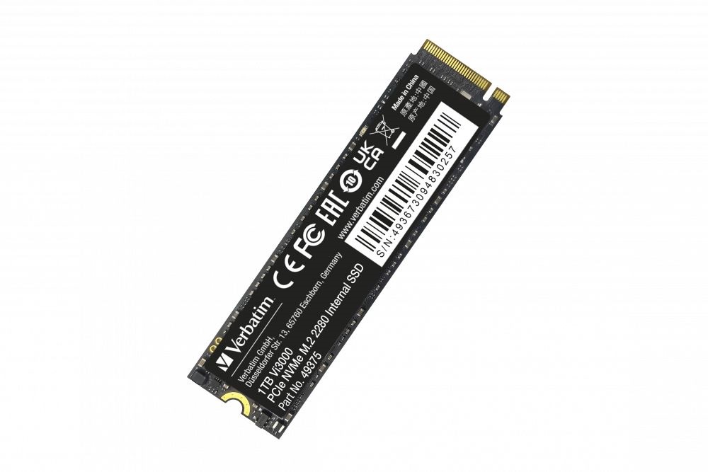 Verbatim 49375 Vi3000 1TB Internal PCIe NVMe M.2 fekete SSD
