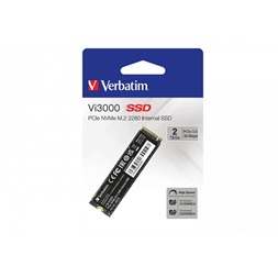 Verbatim 49376 Vi3000 2TB Internal PCIe NVMe M.2 fekete SSD