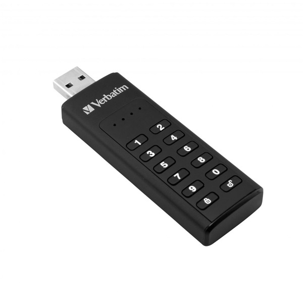 Verbatim 49429 Keypad Secure Store`n`Go 128GB USB-A 3.0 Flash Drive