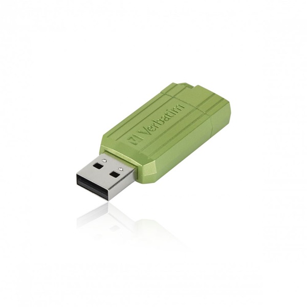 Verbatim 49462 PIN STRIPE Store`n`Go 128GB USB 2.0 zöld Flash Drive