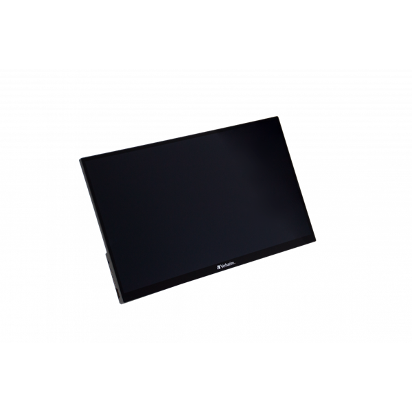 Verbatim 49592 15,6" PMT-15 FHD IPS HDMI/USB-C fekete fém borítású érintőképernyős monitor