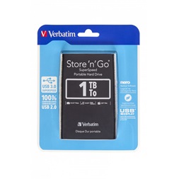 Verbatim 53023 Store `n` Go 1TB USB 3.0 fekete külső winchester