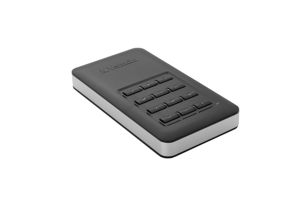 Verbatim 53402 256GB USB-C 3.1 Gen1 Keyboard Access fekete külső SSD